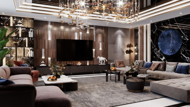 Modern interior design trends for Nigerian luxury homes: Living Room